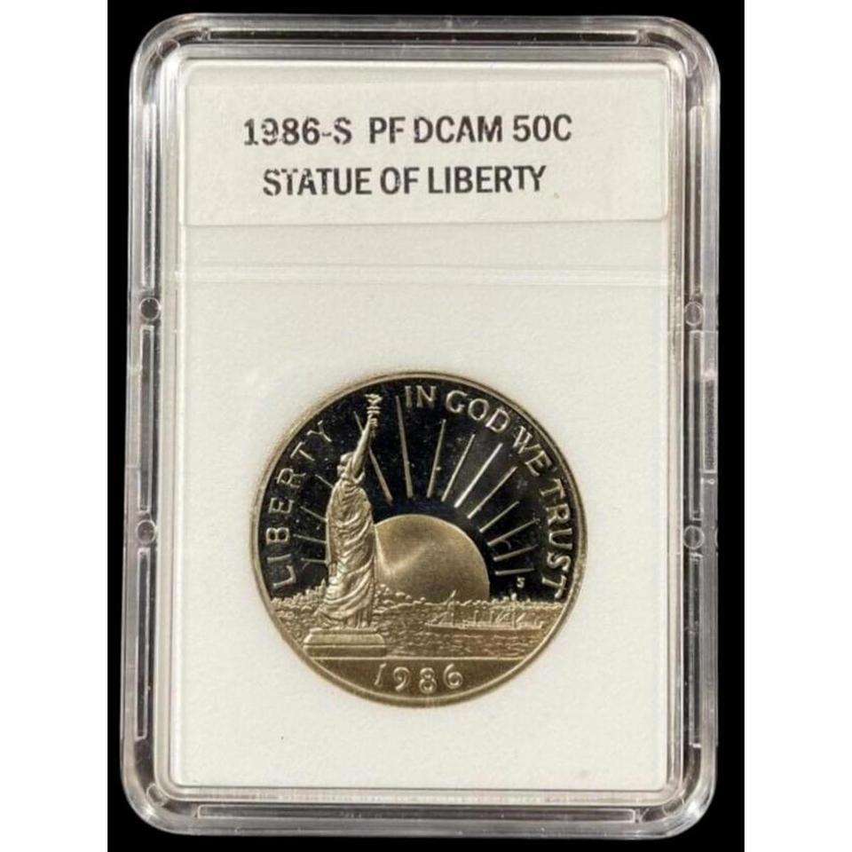 1986 S Proof Commemorative Statue
