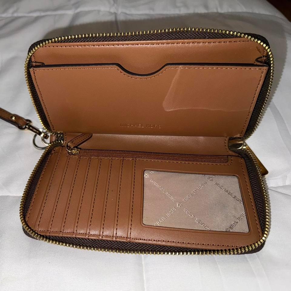 Michael Kors Brown Wristlet In 950d 3