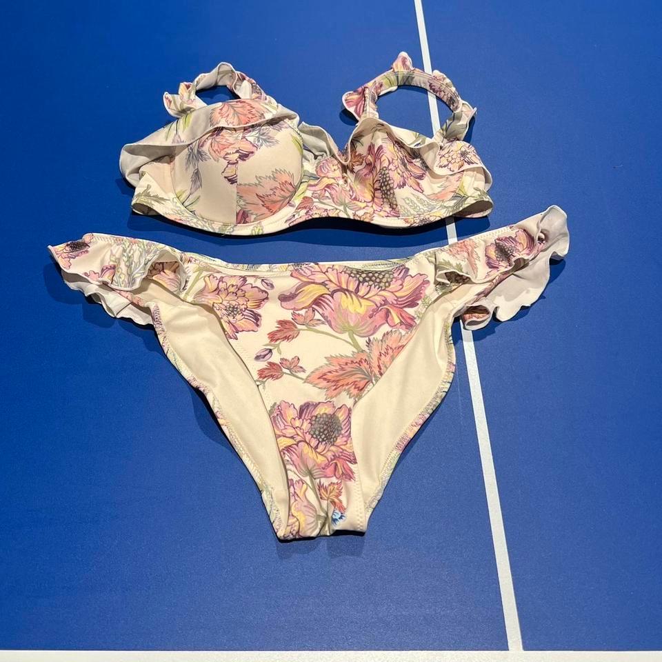 Hm Floral Balconette Bikini Bra
