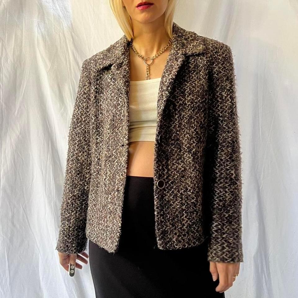 Vintage 1980s Textured Fuzzy Jacket