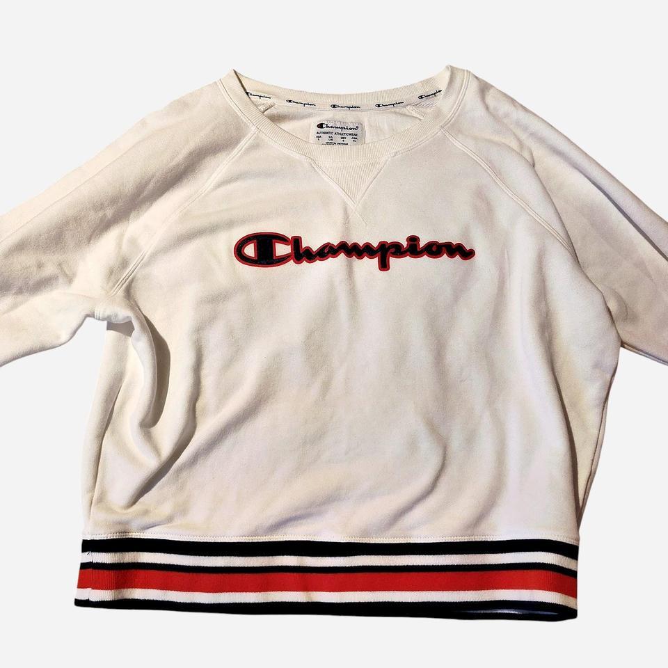 Champion Cropped Sweatshirt Size L 4fe3 2