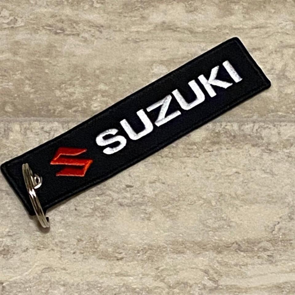 Suzuki Rm Embroidered Keychain Accessory 2468 3