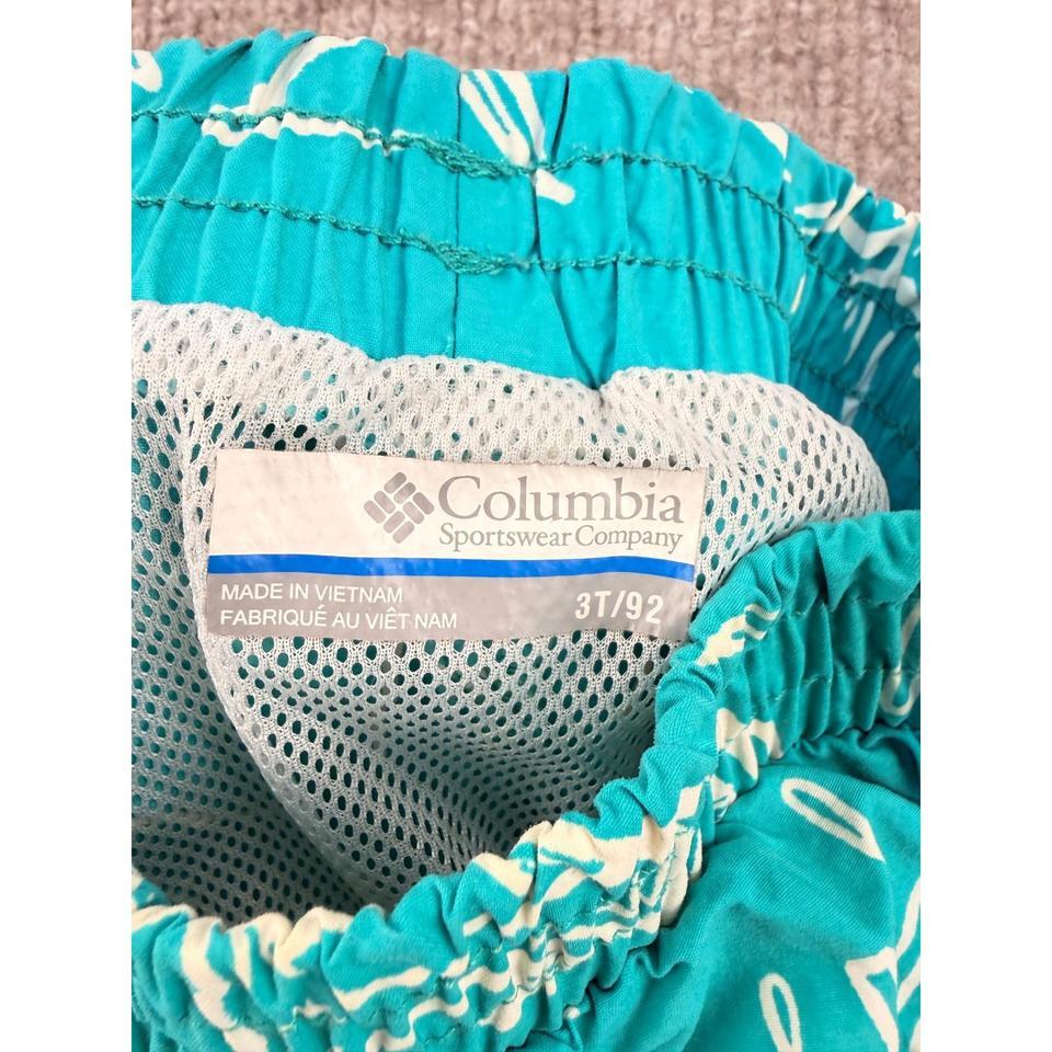 Columbia Pfg Kids Teal Blue 4349 6