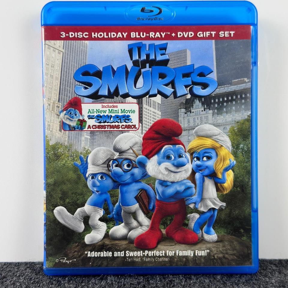 The Smurfs 3 Disc Holiday Blu Ray 3ed2
