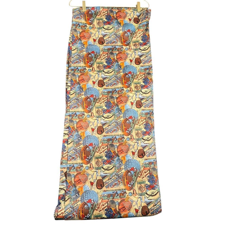 Nicole Miller Vintage Sports Print Be26