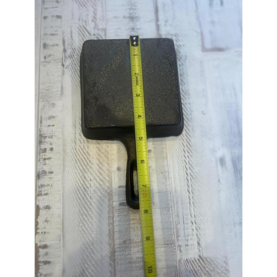 Vintage Cast Iron Square Mini 4fe6 5