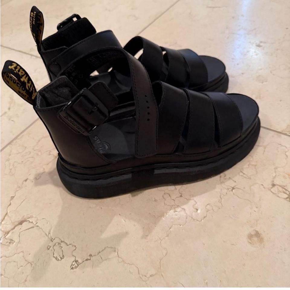 Black Dr Martens Platform Sandals