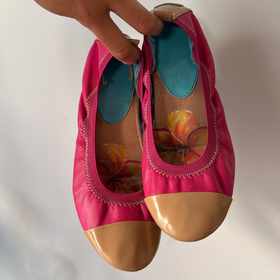 2000s Y2k Pink Ballet Flats 105e 3