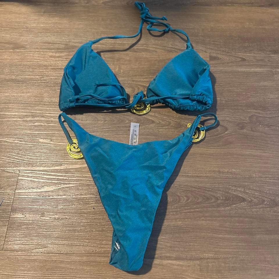 Brand New Teal Bikini Set 4039 2
