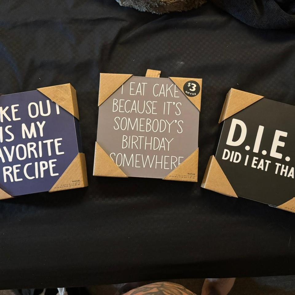 Set Of 3 Funny Kitchendining