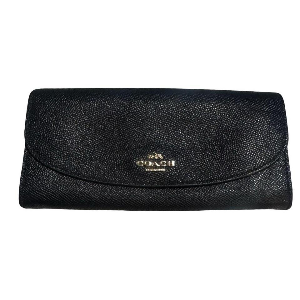 Black Leather Coach Wallet Leatheraccessories F121