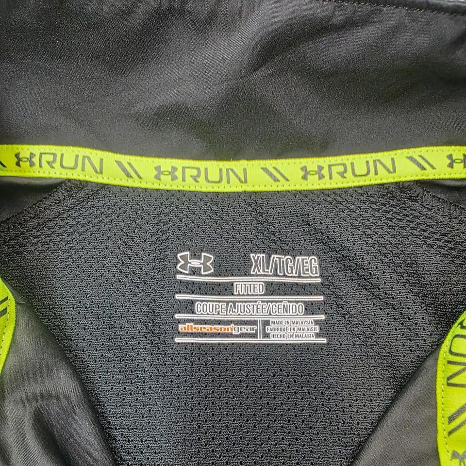 Under Armour Black Windbreaker Jacket 0627 7