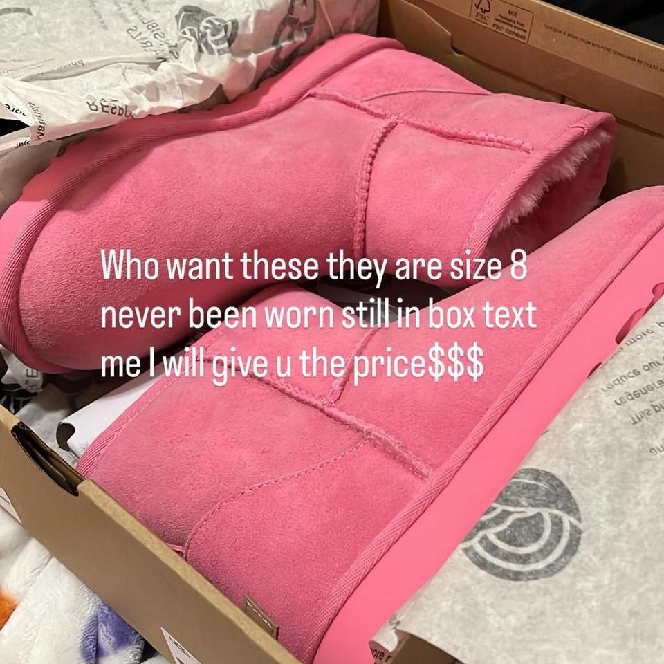 Pink Ugg Boots Size Us 7850