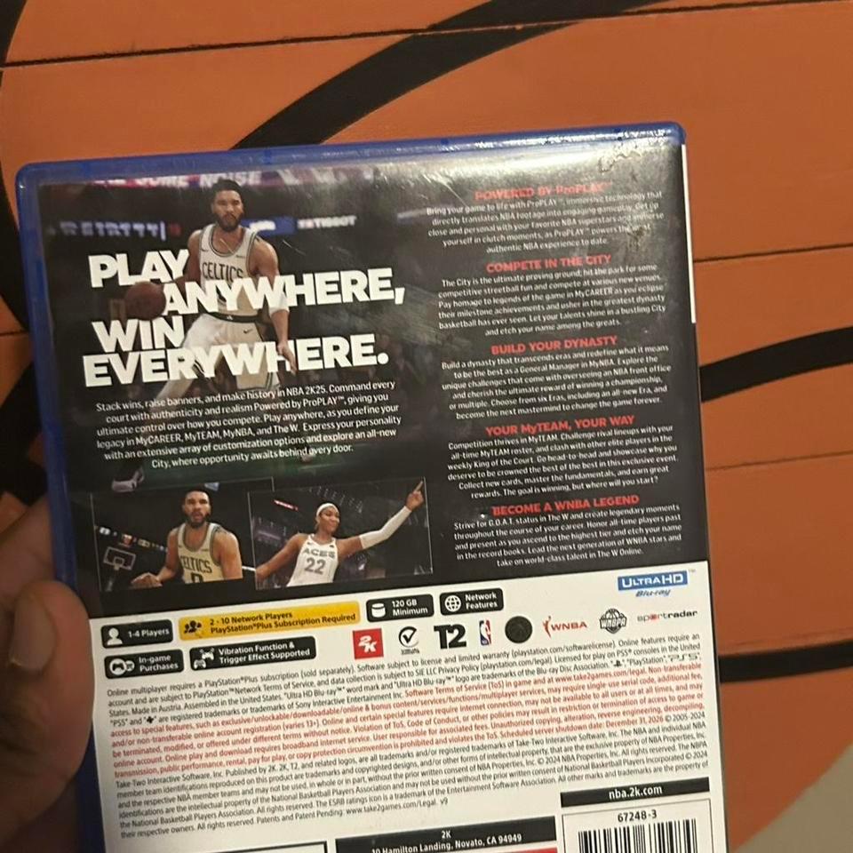 Nba 2k25 Ps5 Game Basketball 6f8a 4