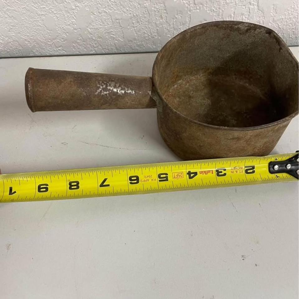 Antique Metal Scoop Cooking Kitchen 4d0f 2