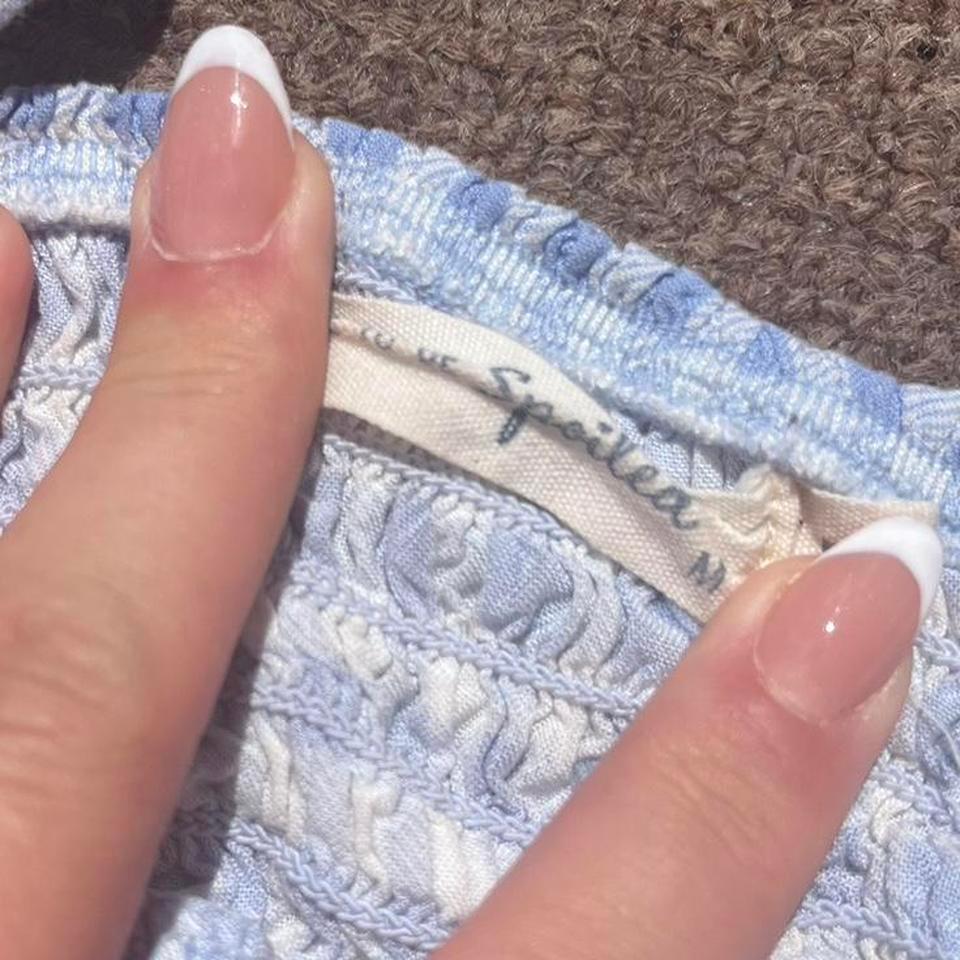Blue And White Gingham Mini 2