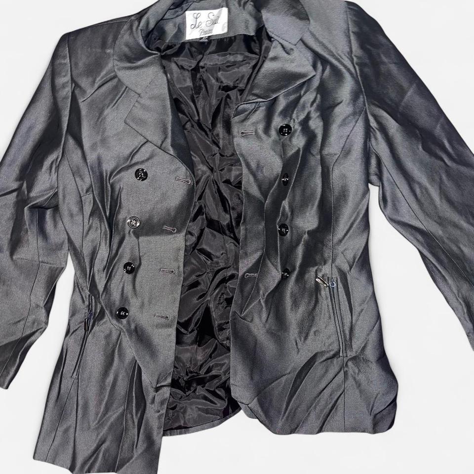 Grey Vintage 90s Blazer With