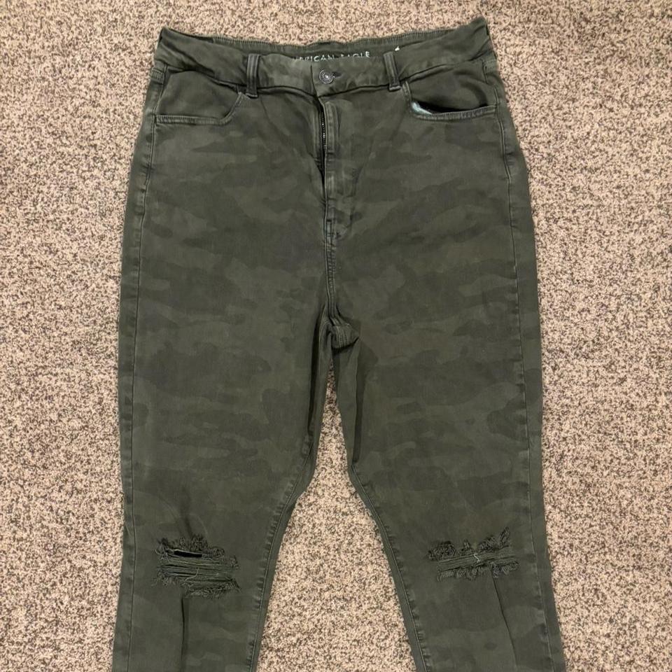 American Eagle Green Camo Jeans 6565
