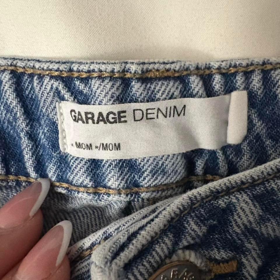 High Waisted Wide Leg Mom Ripped Jeans 3