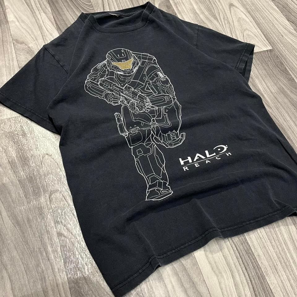Black Halo Reach T Shirt Gaming 73e1