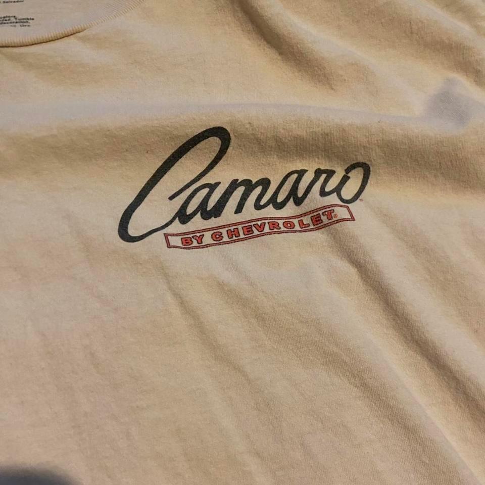 Cream Camaro By Chevrolet T Shirt Ba7e 2
