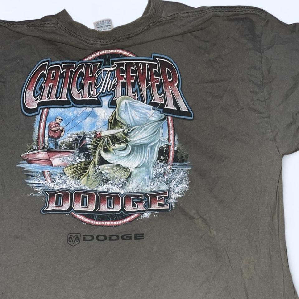 Dodge Fishing Tee Size Xl 9c9c