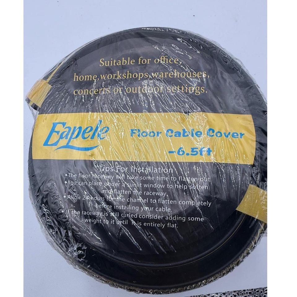 Eapele Floor Cable Cover 65ft 8bbc