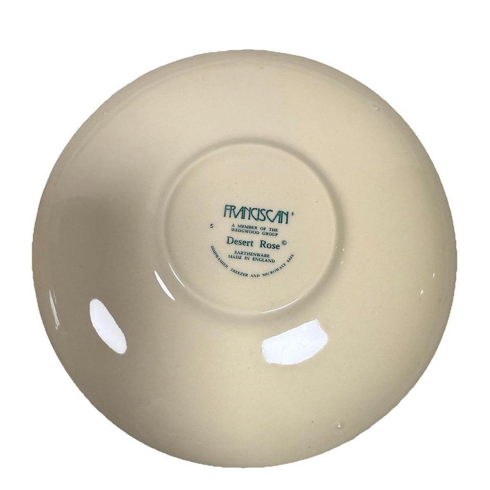 Franciscan Earthenware Desert Rose Saucers 88e9 5