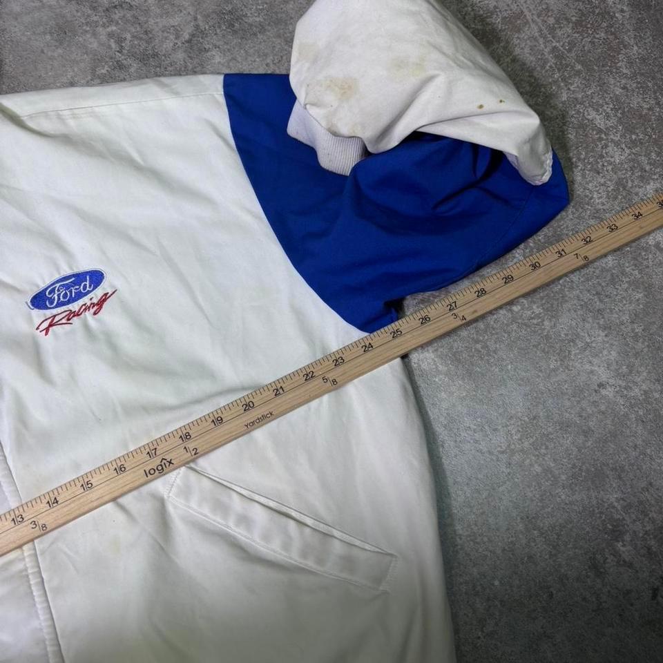 Vintage Mens Windbreaker Ford Racing 9b12 6