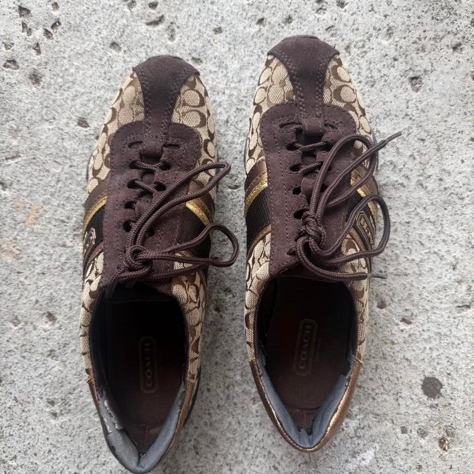 Coach Brown And Tan Vintage 9f2d 3
