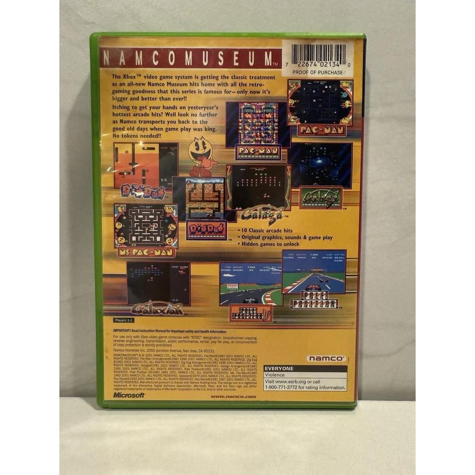 Namco Museum Microsoft Xbox 2002 3685 2