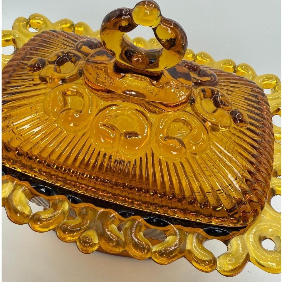 Vintage Indiana Tiara Glass Lace D4b6 7
