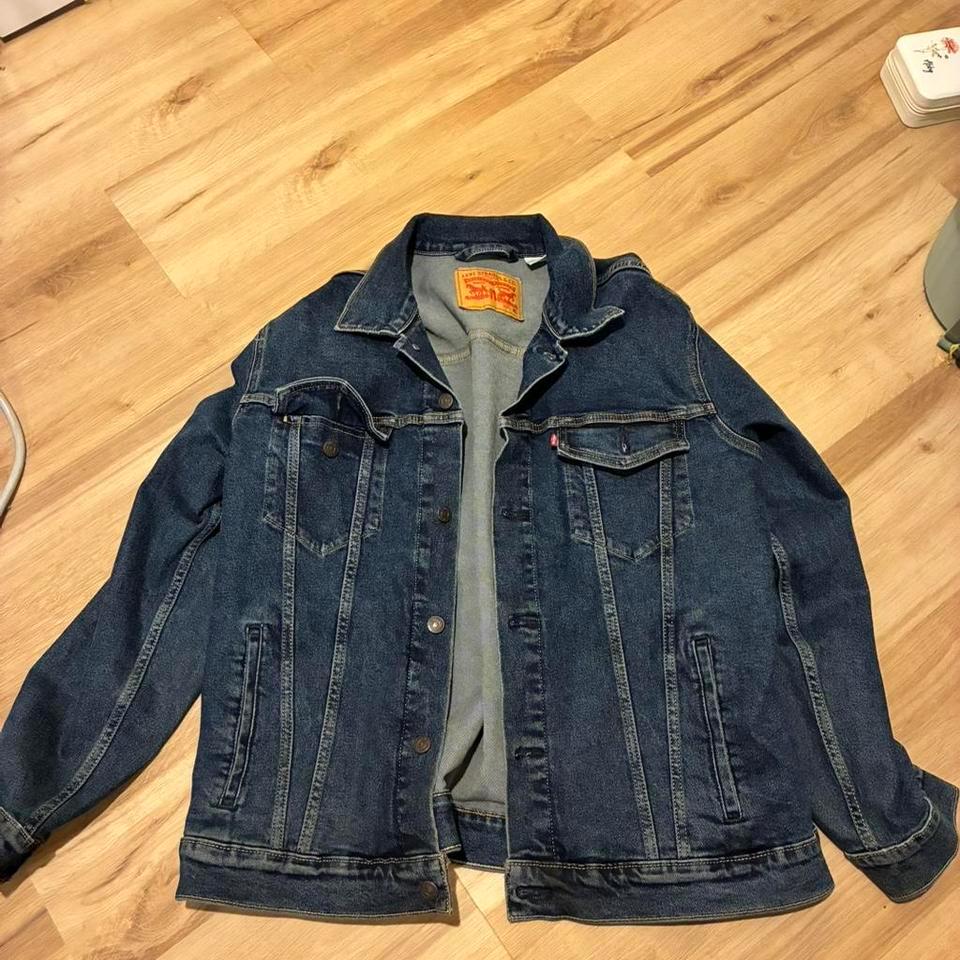 Levis Navy Denim Jacket Mens D111