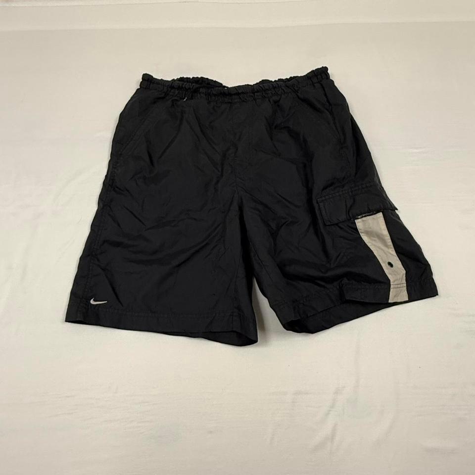 Nike Black Swim Shorts Grey