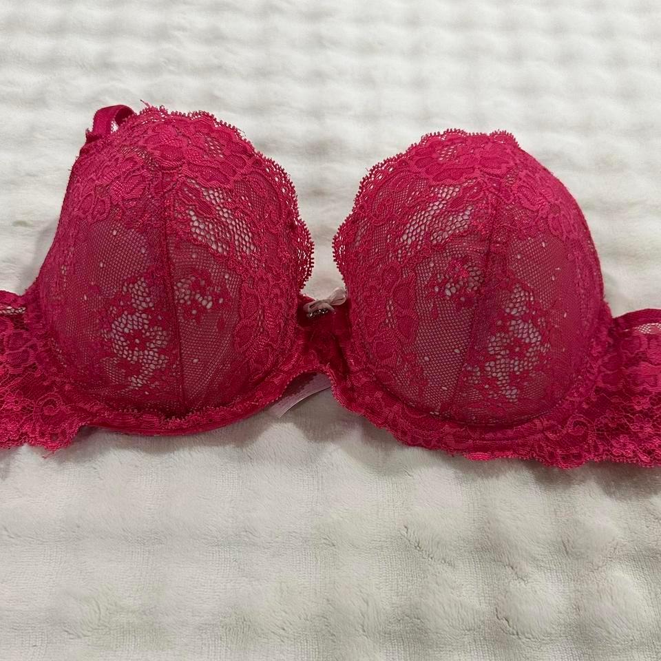 Victorias Secret Pink Lace Bra C67c