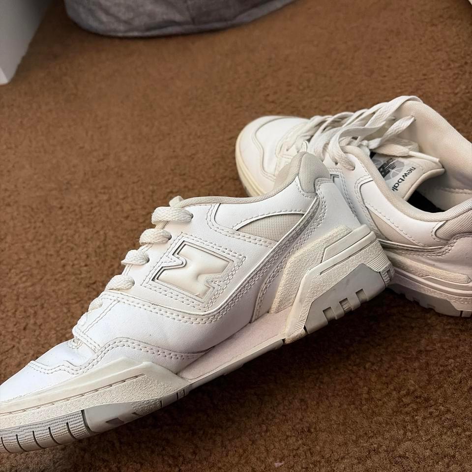 White New Balance 574 Trainers Ad37