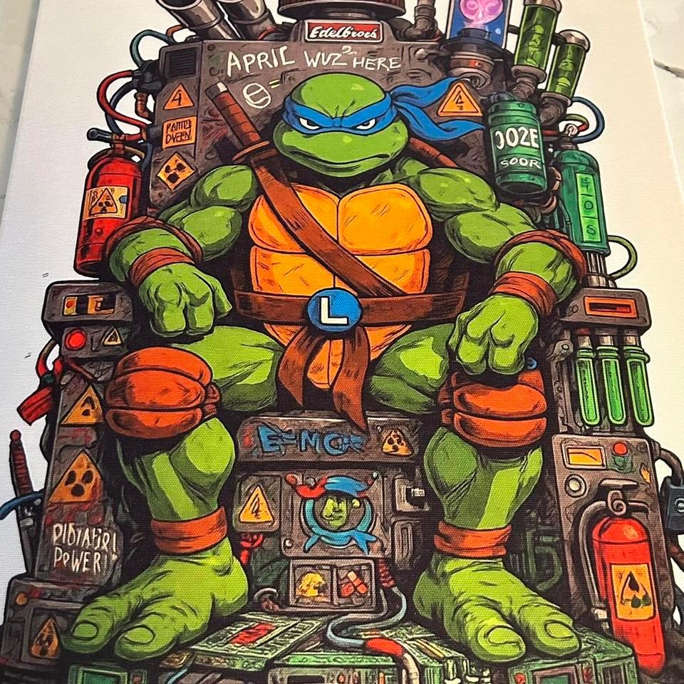 Teenage Mutant Ninja Turtles Wall 54d2 6
