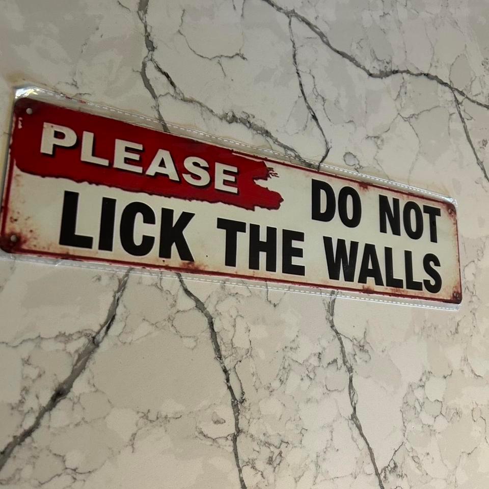 Aluminum Wall Sign That Reads 55f9 2