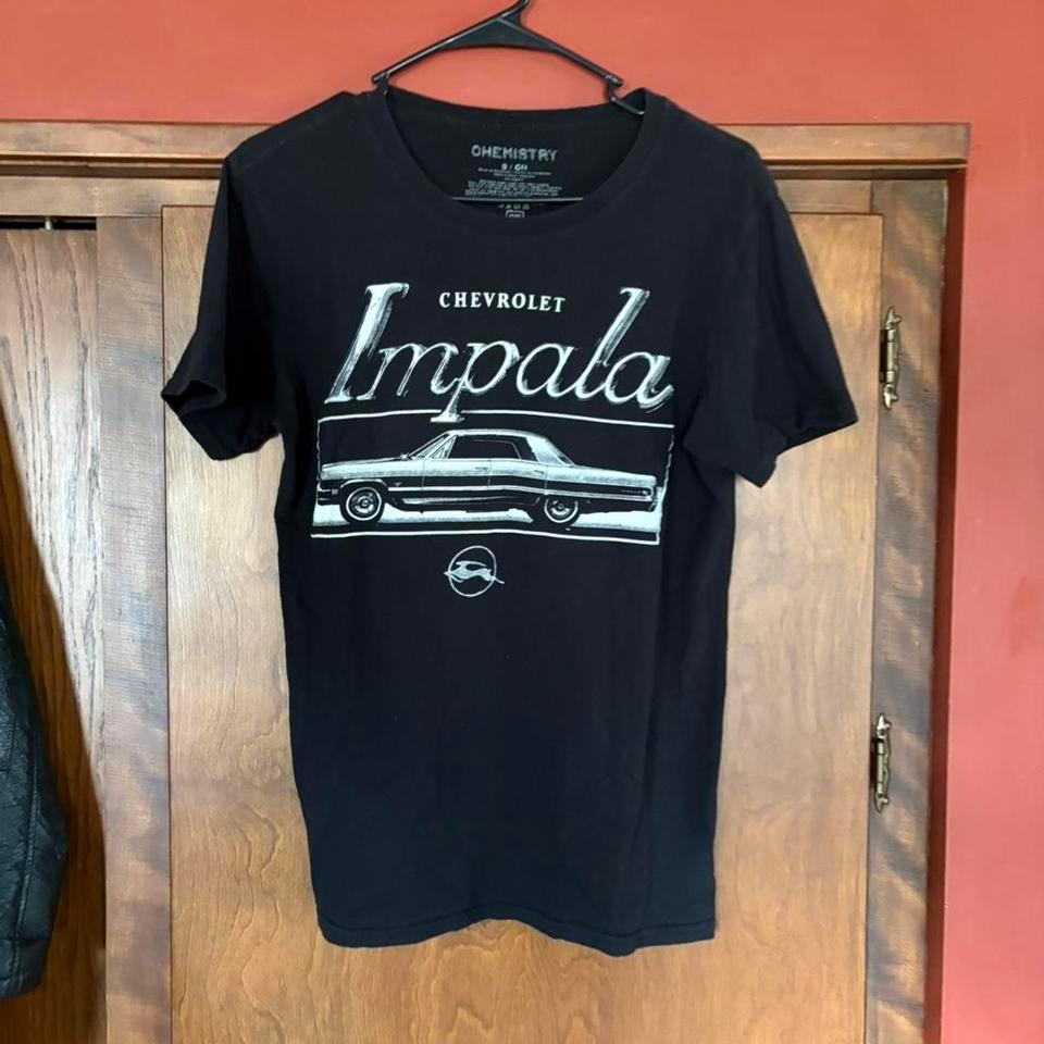 Black Chevrolet Impala Tee Size 9697