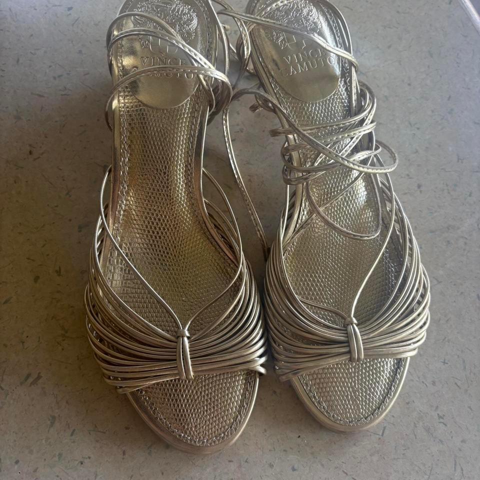 Vince Camaro Ankle Tie Gold Ff18