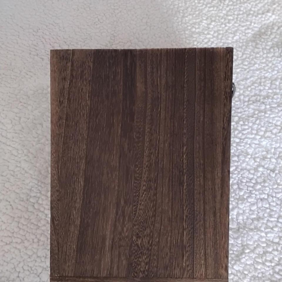 Dark Brown Wooden Box With 9ccb 4