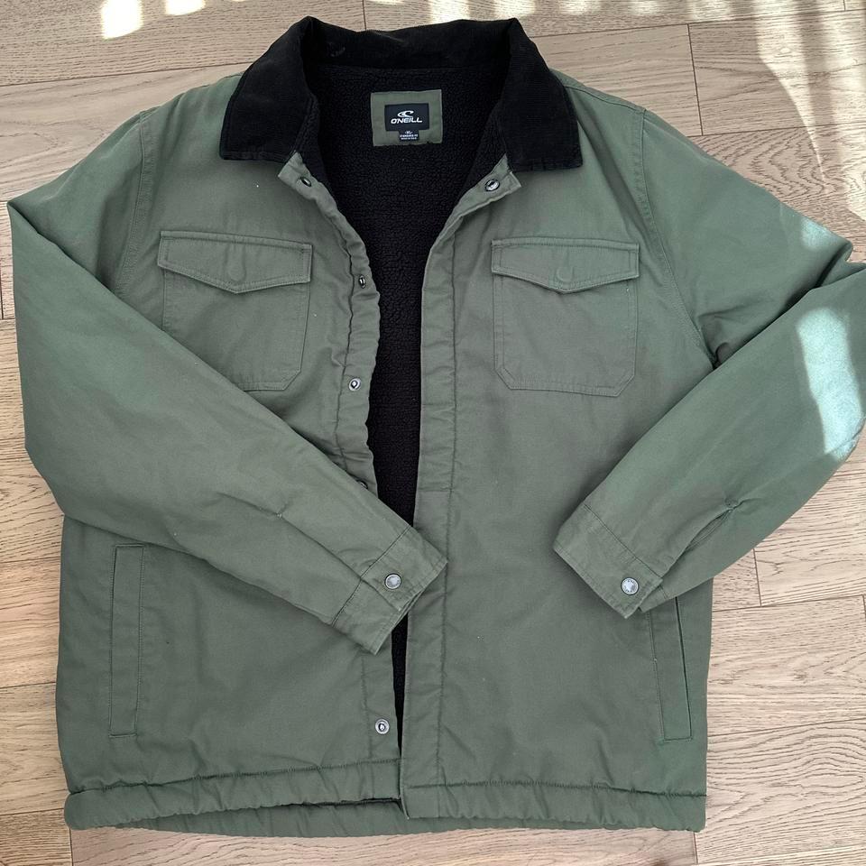 Mens Oneill Green Jacket With Bb34