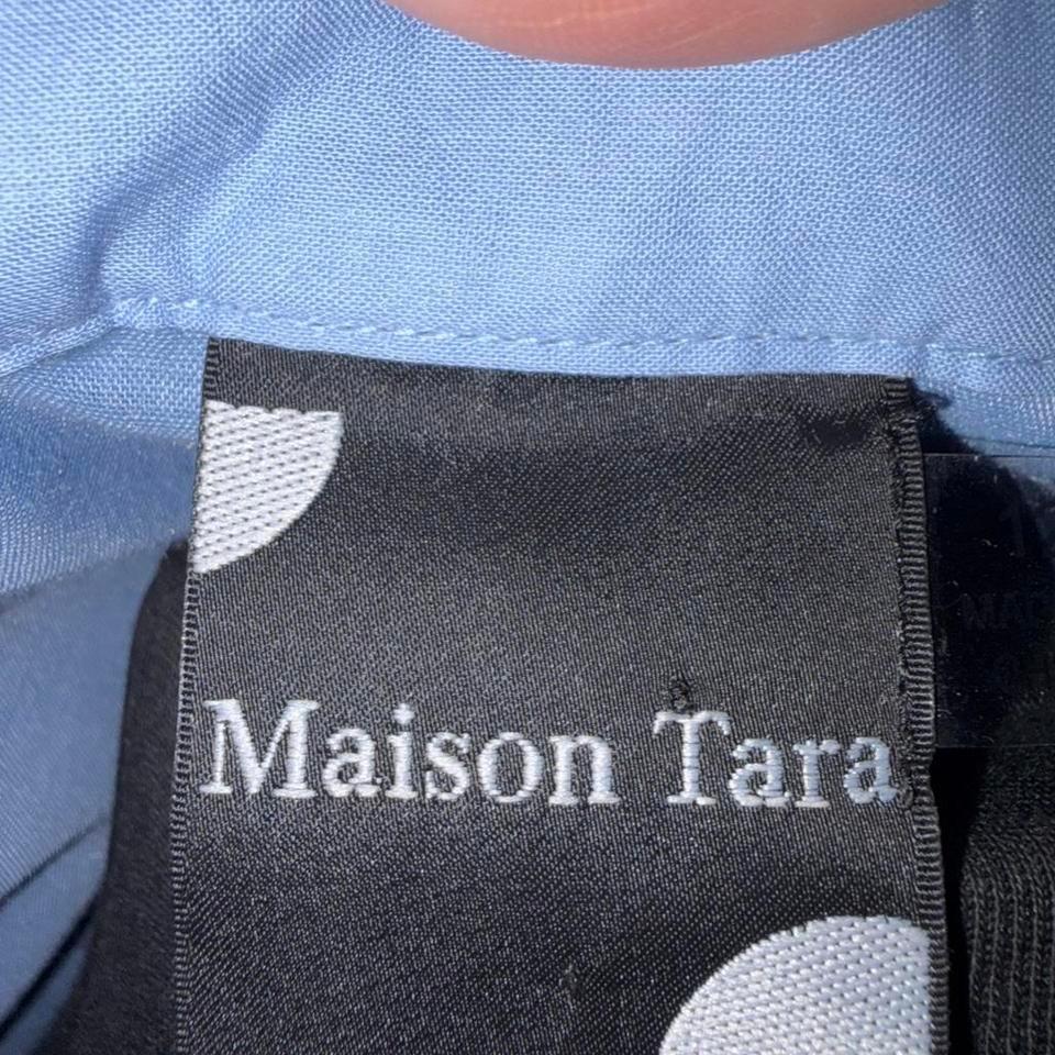 Maison Tara Blue Dress With D723 4