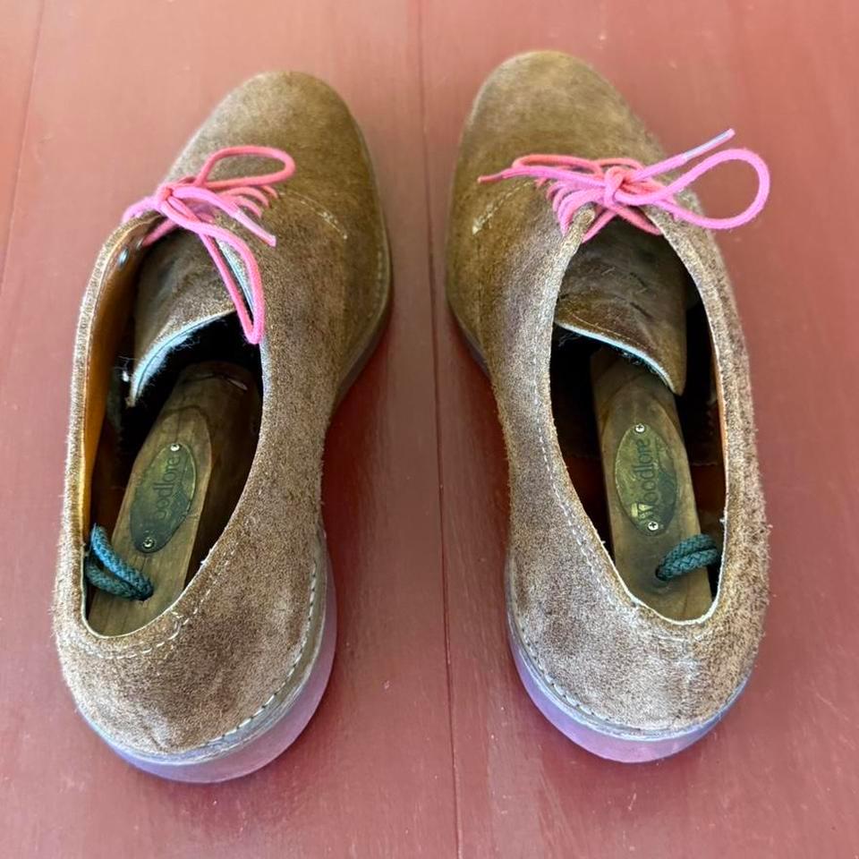 Vintage 70s Florsheim Suede Derby 2d2f 5