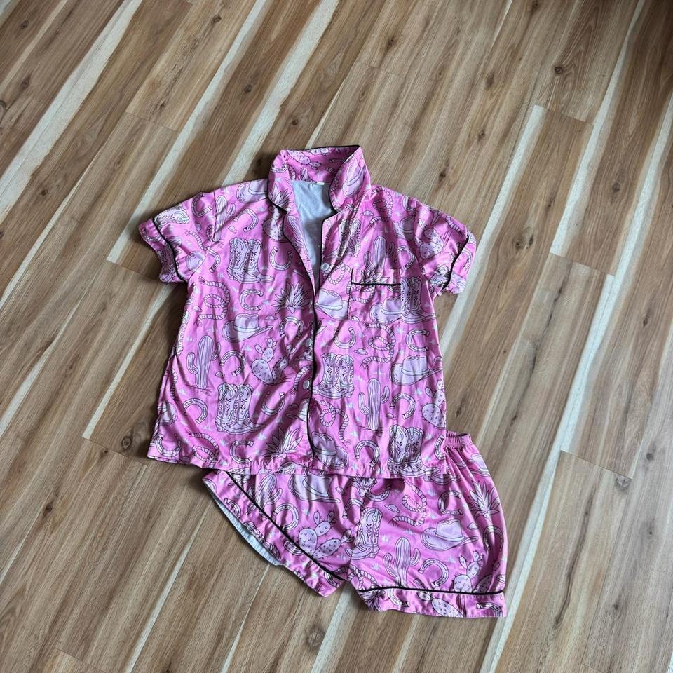Pink Pajama Set Size M 8d59