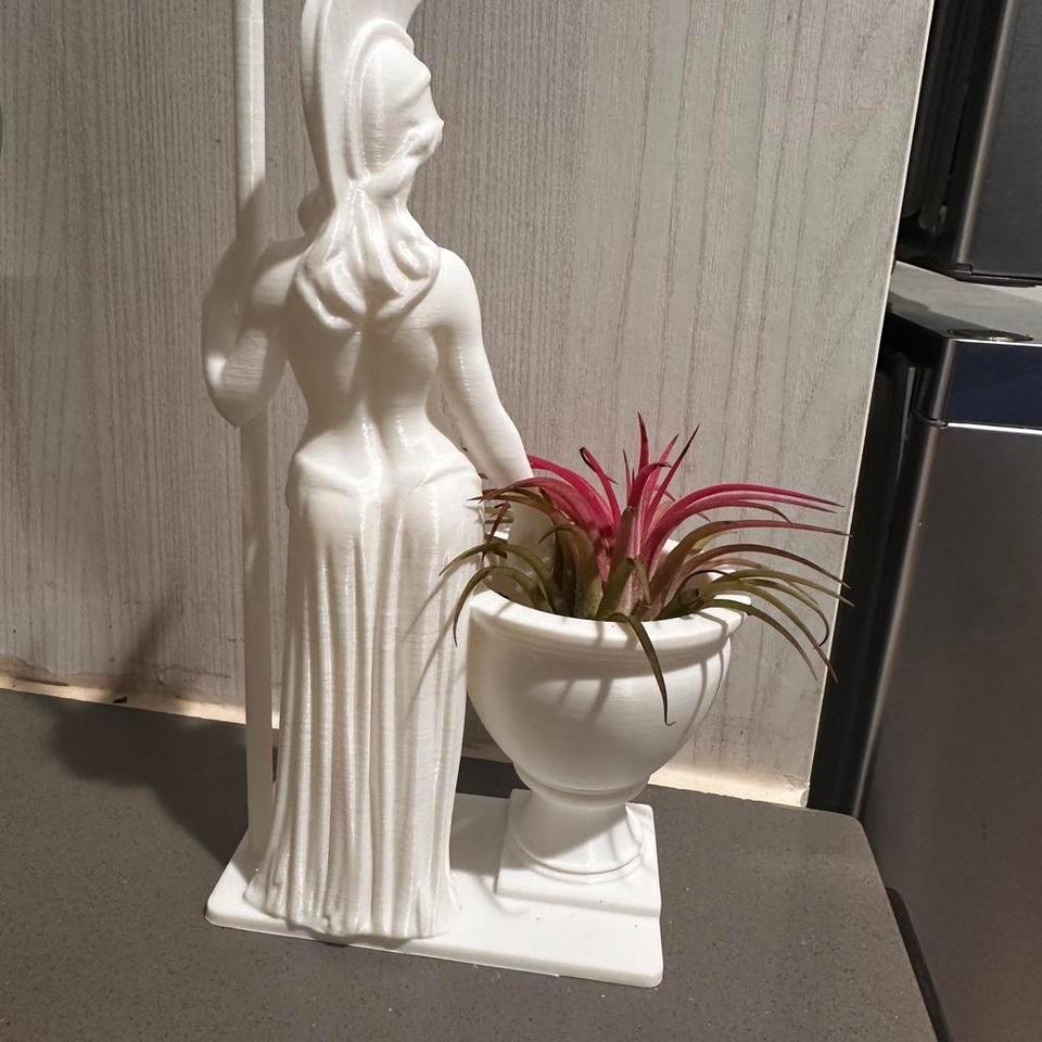 White Athena Goddess Statue With E879 5