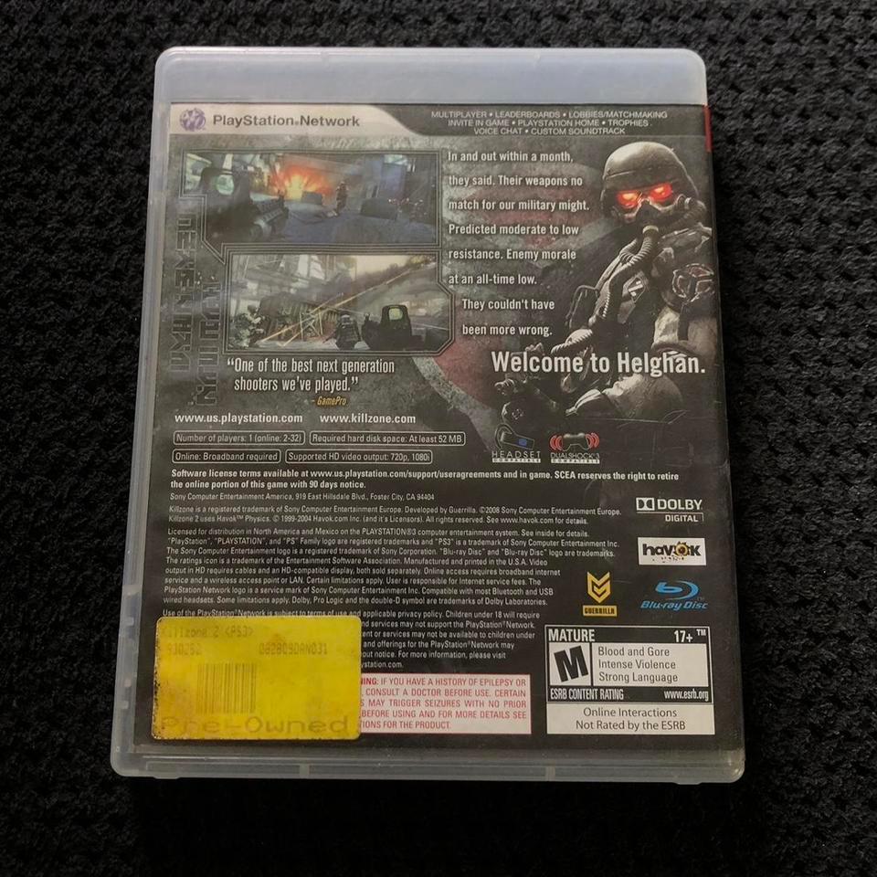 Killzone 2 Complete With Manual 2