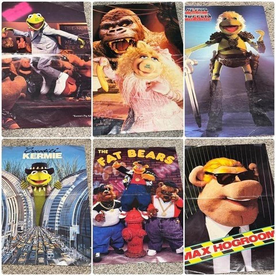 Vintage Muppets Posters Lot Kermit 8a48