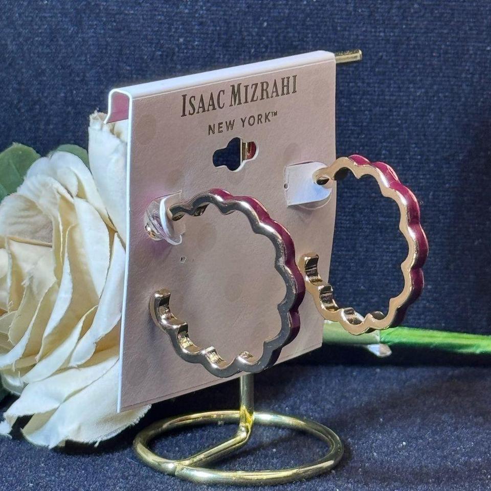 Isaac Mizrahi Burgandy Gold 5