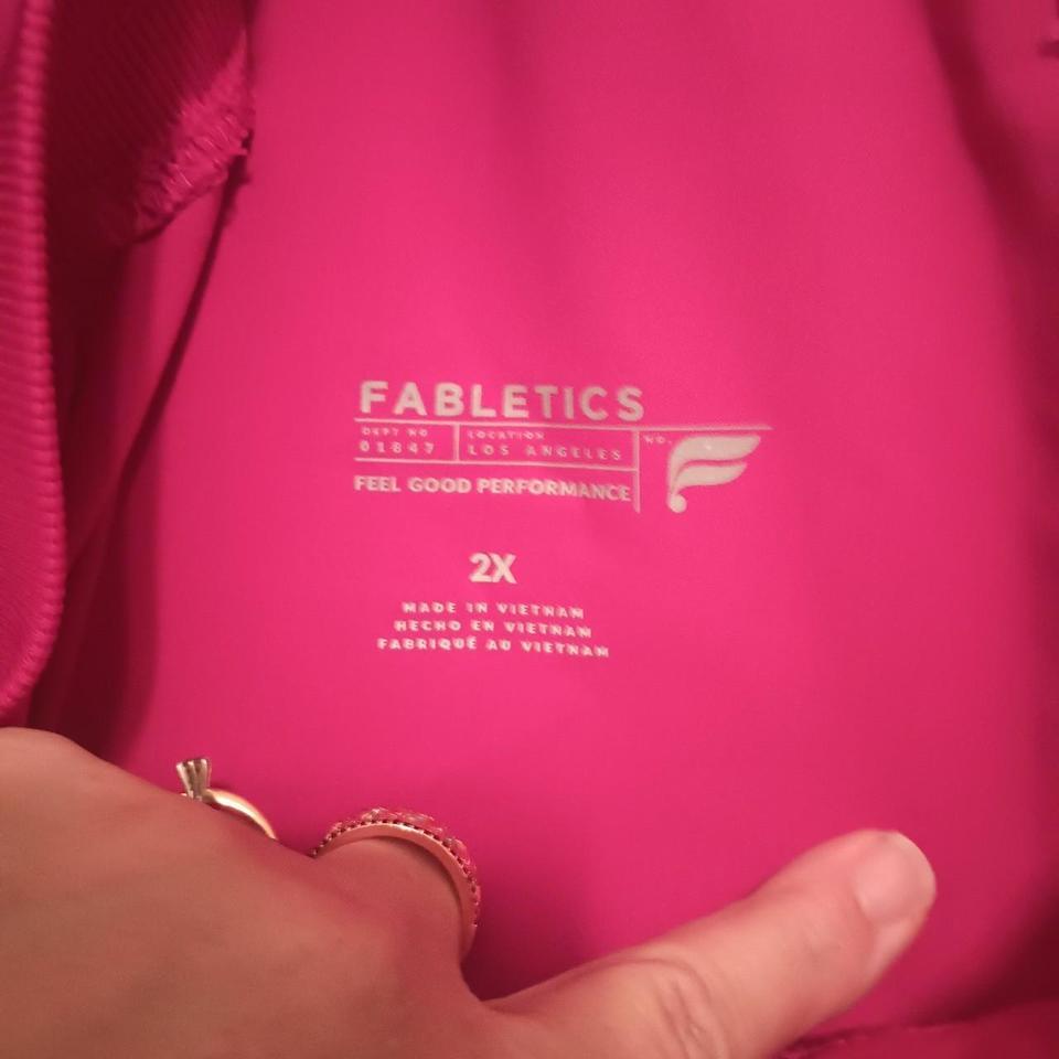 Fabletics Pink Scrubs Set Size 1dcd 2
